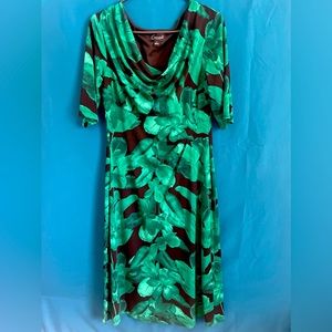 Connected Apparel Green Dress